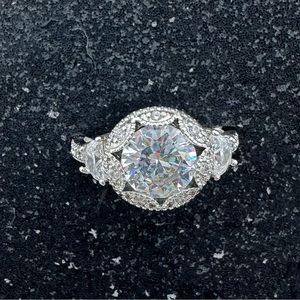 Vintage style Sterling silver ring